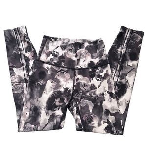 Lululemon High Times Pant (Peek) Obscurred Black Dusty Mauve size 4